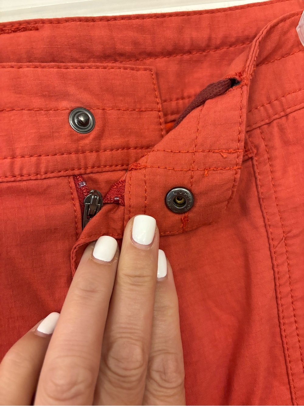 Title Nine Orange-Red Skort size 10 - Picture 11 of 16